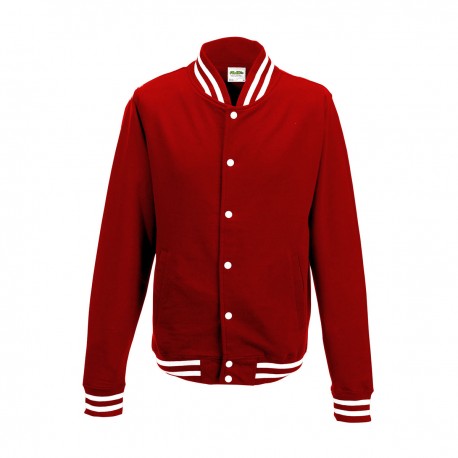 Felpa AWDIS JUST HOODS JH041 Unisex COLLEGE JACKET 80%C. 20%P. Manica lunga,Setin