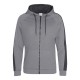 Felpa AWDIS JUST HOODS JH066 Uomo Sports Polyester Zoodie 100%P Manica lunga,Raglan