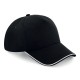 Cappello BEECHFIELD B25C Unisex AUT.5P.CAP-PIPED P.100%COT.TW. 