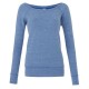 Felpa BELLA+CANVAS BE7501 Donna SPONGE SWEAT 50%P37,5%C 12,5%R Manica lunga,Setin