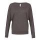 T-Shirt BELLA+CANVAS BE8850 Donna FLOWY LONG SLEEVE 65% P 35% V Manica lunga,Setin