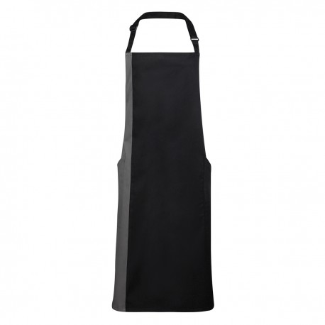 Ho.Re.Ca. PREMIER PR162 Unisex Contrast Bib Apron 65%P 35%C 