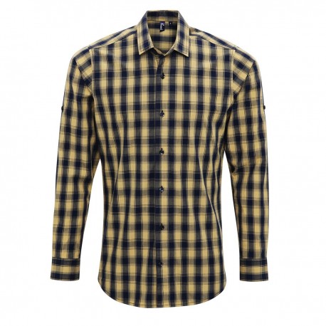 Camicia PREMIER PR250 Uomo Mulligan Check - Men's Shirt 1 Manica lunga