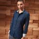 Camicia PREMIER PR359 Donna W Denim-Pindot LS Shirt 100%C Manica lunga