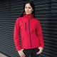 Soft shell RESULT RER230F Donna Soft Shell Jacket 93%P 7%E Manica lunga