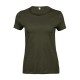 T-Shirt TEE JAYS TJ5061 Donna Ladies Raw Edge Tee 100%C Manica corta,Setin