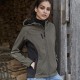 Soft shell TEE JAYS TJ9515 Donna Ladies Hood.Perf.Softshell 95% Manica lunga