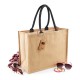 Borsa WESTFORD MILL W407 Unisex Classic Jute Shopper 100% JUTA 