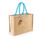 Borsa WESTFORD MILL W407 Unisex Classic Jute Shopper 100% JUTA 