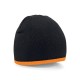 Cuffia BEECHFIELD B44C U Unisex TWO-TONE KNITTED HAT 100% acrilico