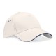 CAPPELLO Beechfield ESTIVO B15C D UNISEX COTONE 5 PANNELLI VISIERA PRECURVATA 