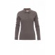 Polo FLORENCE LADY PAYPER donna con chiusura a bottoni e manica lunga piquet 210gr 100% cotone