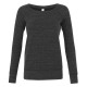 Felpa BELLA+CANVAS BE7501 Donna SPONGE SWEAT 50%P37,5%C 12,5%R Manica lunga,Setin