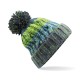 Cappello BEECHFIELD B486 U Unisex Corkscrew Pom Pom Beanie 100% acrilico