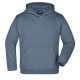 Felpa JAMES & NICHOLSON JN047K Bambino JR HOODED SWEAT 80%C 20%P J&N Manica lunga,Setin