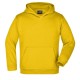 Felpa JAMES & NICHOLSON JN047K Bambino JR HOODED SWEAT 80%C 20%P J&N Manica lunga,Setin