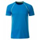 T-Shirt JAMES & NICHOLSON JN496 Uomo Men's Sport T-Shirt 100%P Manica corta,Raglan