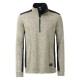 Pile JAMES & NICHOLSON JN864 Uomo M Knitted Work Fleece HZ 100%P Manica lunga