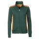 Felpa JAMES & NICHOLSON JN869 Donna W Workwear SweatJacket70%C30%P Manica lunga,Setin