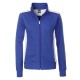 Felpa JAMES & NICHOLSON JN869 Donna W Workwear SweatJacket70%C30%P Manica lunga,Setin