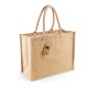 Borsa WESTFORD MILL W407 Unisex Classic Jute Shopper 100% JUTA 