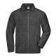 Pile JAMES & NICHOLSON JN044 Unisex,Uomo FULL-ZIP FLEECE 100% P J&N Manica lunga