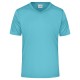 T-Shirt JAMES & NICHOLSON JN736 Uomo Men's Active-V 100%P Setin