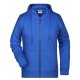 Felpa JAMES & NICHOLSON JN8025 Donna Ladies' Zip Hoody 85%OCS 15%P Manica lunga,Setin