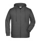 Felpa JAMES & NICHOLSON JN8026 Uomo Men's Zip Hoody 85%OCS 15%P Manica lunga,Setin