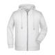 Felpa JAMES & NICHOLSON JN8026 Uomo Men's Zip Hoody 85%OCS 15%P Manica lunga,Setin