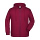 Felpa JAMES & NICHOLSON JN8026 Uomo Men's Zip Hoody 85%OCS 15%P Manica lunga,Setin