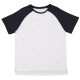 T-Shirt MANTIS MAM178 Unisex,Uomo Superstar Short Sleeve Basebal Raglan