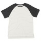 T-Shirt MANTIS MAM178 Unisex,Uomo Superstar Short Sleeve Basebal Raglan