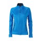 Pile JAMES & NICHOLSON JN763 Donna Stretchfleece Jacket 92%P 8%E Manica lunga,Raglan