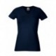 T-SHIRT ADERENTE DONNA SCOLLO A V FRUIT OF THE LOOM TUTTI I COLORI MAGLIA FR613820 LADY FIT SAGOMATA 