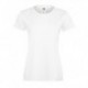 T-SHIRT FRUIT MORBIDA SOFTSPUN DONNA FR614140 MANICA CORTA 100%COTONE 