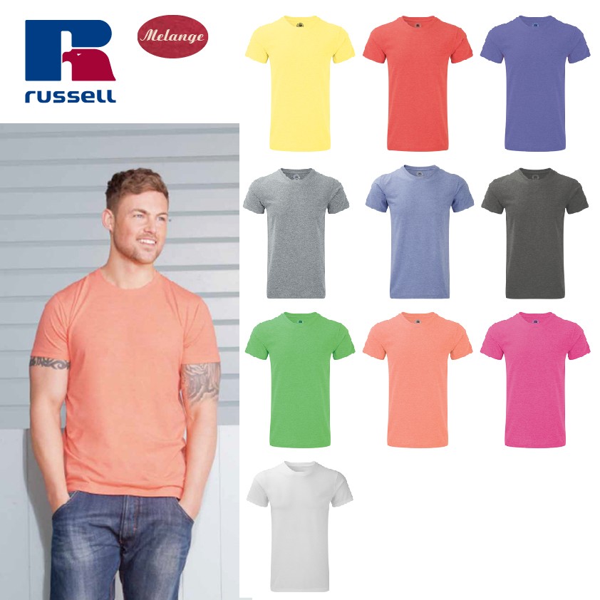 Maglietta colorata Russell M180 uomo - T-shirt and More